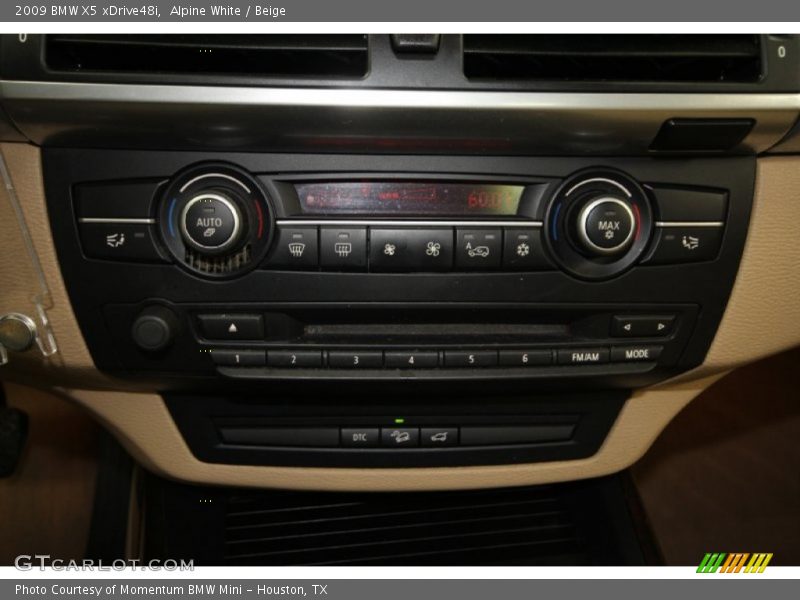 Alpine White / Beige 2009 BMW X5 xDrive48i