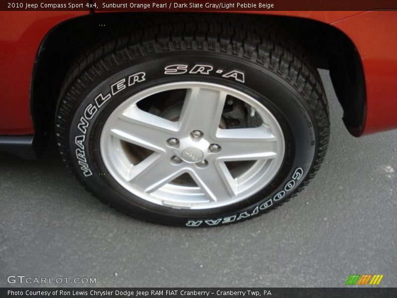 Sunburst Orange Pearl / Dark Slate Gray/Light Pebble Beige 2010 Jeep Compass Sport 4x4