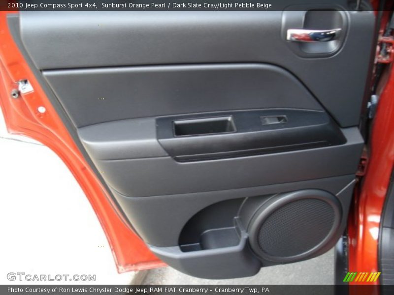 Sunburst Orange Pearl / Dark Slate Gray/Light Pebble Beige 2010 Jeep Compass Sport 4x4