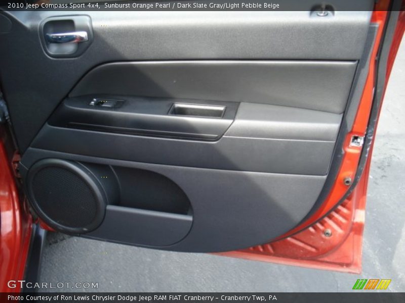 Sunburst Orange Pearl / Dark Slate Gray/Light Pebble Beige 2010 Jeep Compass Sport 4x4