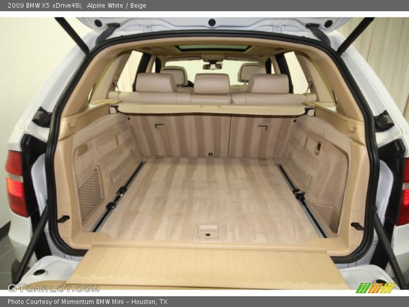 Alpine White / Beige 2009 BMW X5 xDrive48i