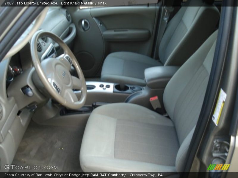 Light Khaki Metallic / Khaki 2007 Jeep Liberty Limited 4x4