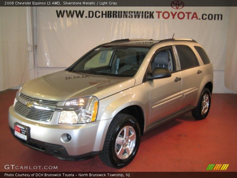 Silverstone Metallic / Light Gray 2008 Chevrolet Equinox LS AWD