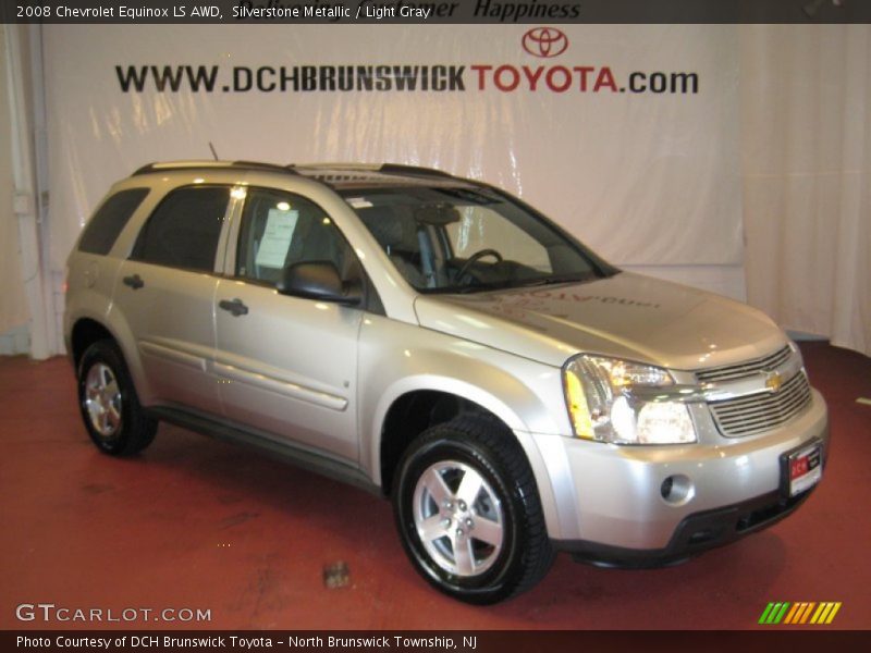 Silverstone Metallic / Light Gray 2008 Chevrolet Equinox LS AWD