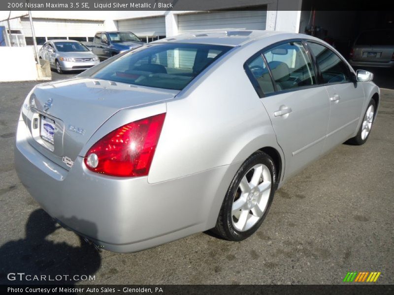 Liquid Silver Metallic / Black 2006 Nissan Maxima 3.5 SE