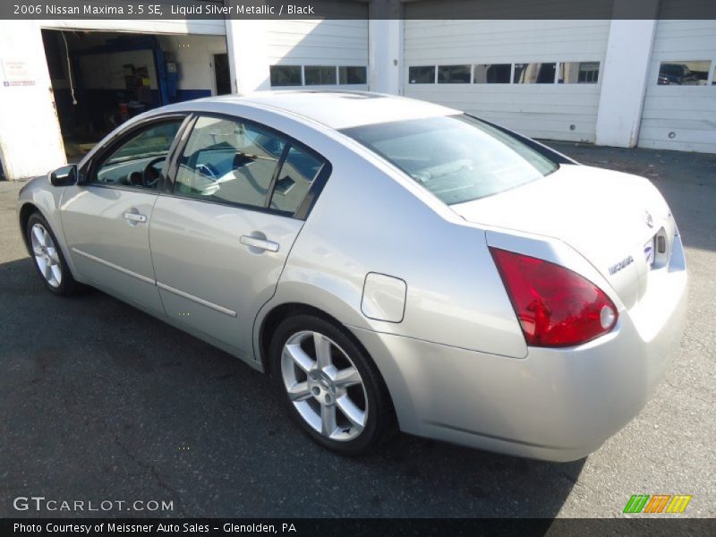 Liquid Silver Metallic / Black 2006 Nissan Maxima 3.5 SE
