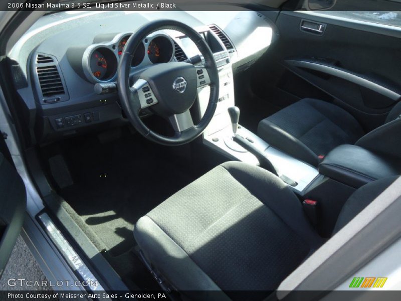 Liquid Silver Metallic / Black 2006 Nissan Maxima 3.5 SE