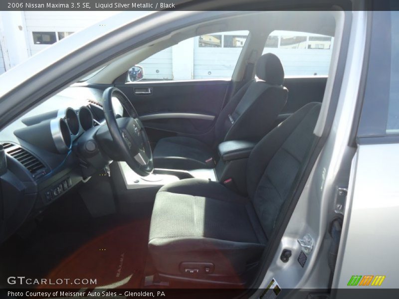 Liquid Silver Metallic / Black 2006 Nissan Maxima 3.5 SE