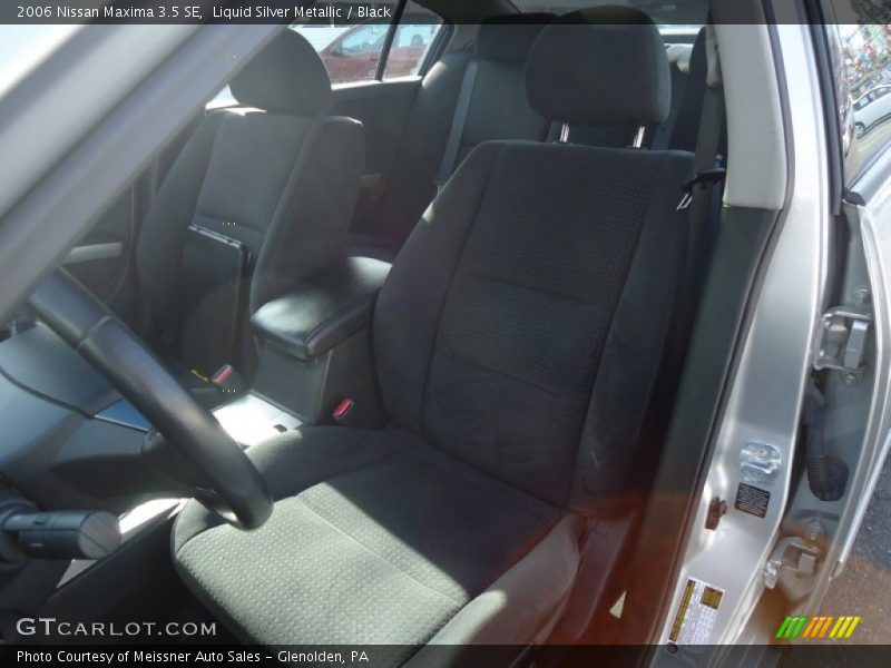 Liquid Silver Metallic / Black 2006 Nissan Maxima 3.5 SE