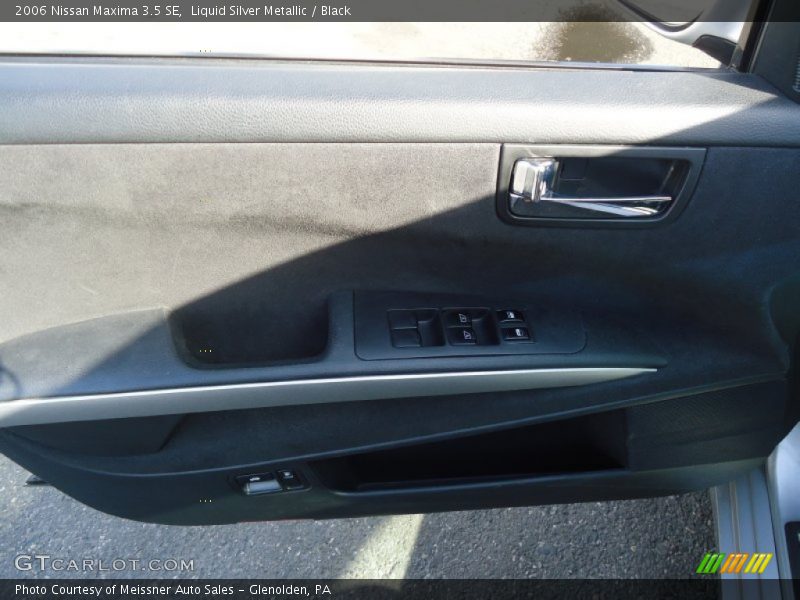 Liquid Silver Metallic / Black 2006 Nissan Maxima 3.5 SE