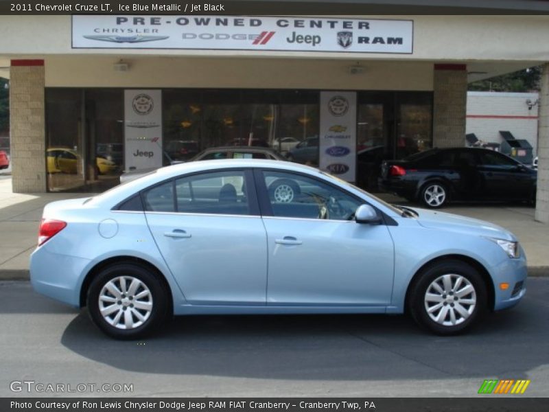 Ice Blue Metallic / Jet Black 2011 Chevrolet Cruze LT