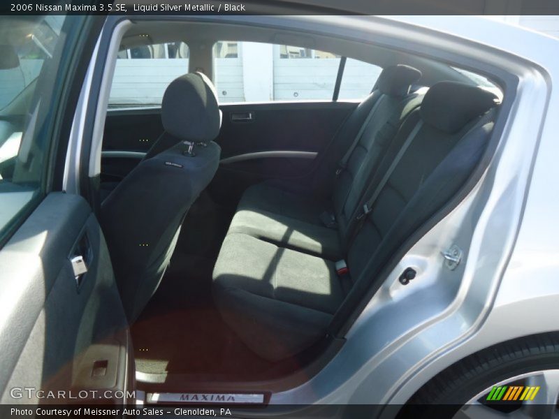 Liquid Silver Metallic / Black 2006 Nissan Maxima 3.5 SE