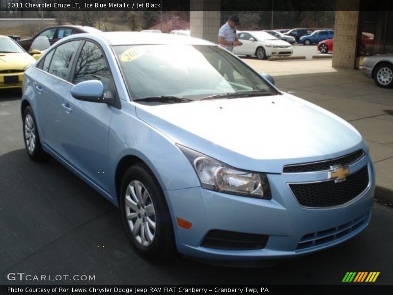 Ice Blue Metallic / Jet Black 2011 Chevrolet Cruze LT