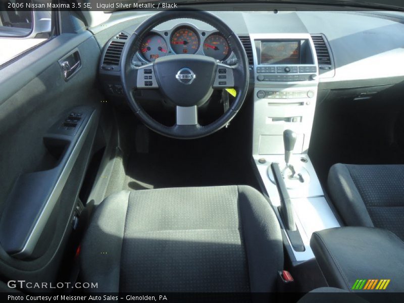 Liquid Silver Metallic / Black 2006 Nissan Maxima 3.5 SE