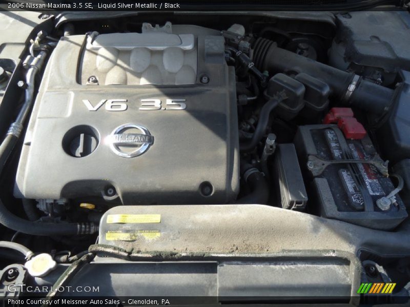 Liquid Silver Metallic / Black 2006 Nissan Maxima 3.5 SE
