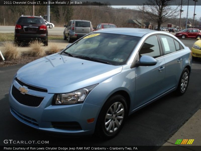 Ice Blue Metallic / Jet Black 2011 Chevrolet Cruze LT