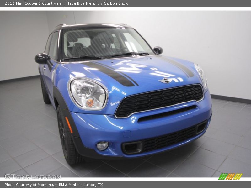 True Blue Metallic / Carbon Black 2012 Mini Cooper S Countryman