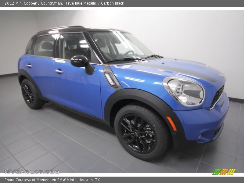 True Blue Metallic / Carbon Black 2012 Mini Cooper S Countryman