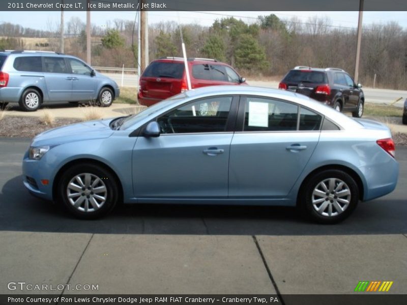 Ice Blue Metallic / Jet Black 2011 Chevrolet Cruze LT
