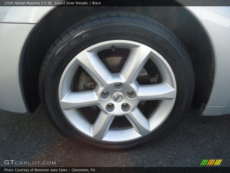 Liquid Silver Metallic / Black 2006 Nissan Maxima 3.5 SE
