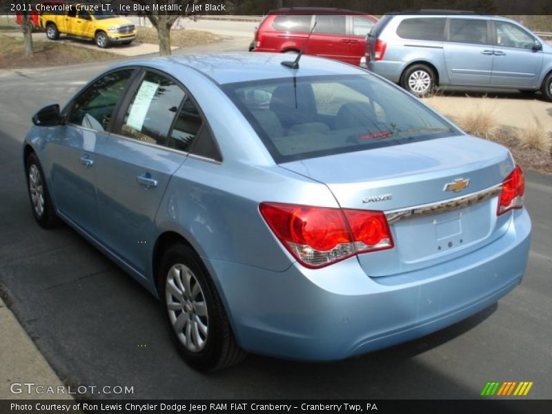 Ice Blue Metallic / Jet Black 2011 Chevrolet Cruze LT
