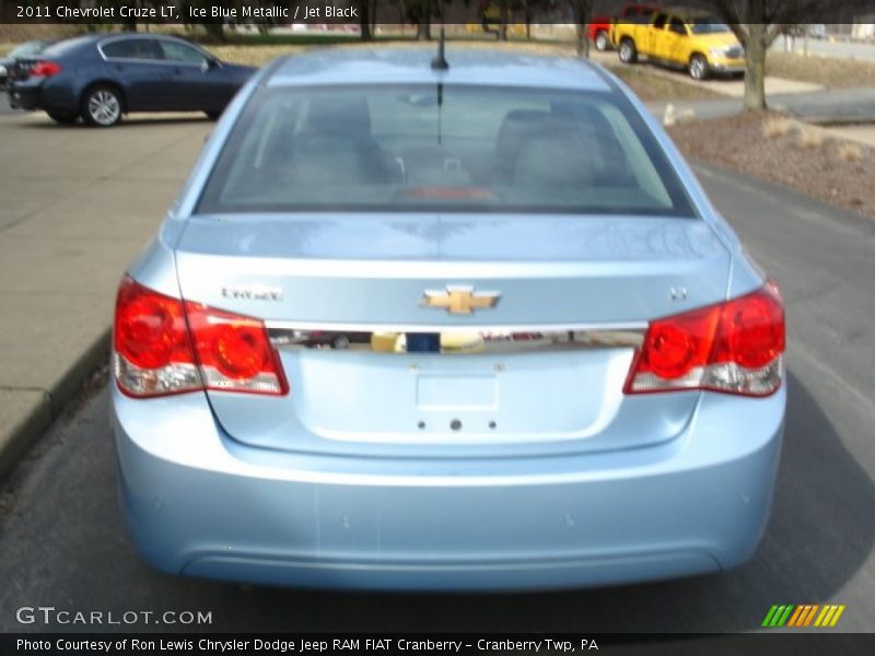 Ice Blue Metallic / Jet Black 2011 Chevrolet Cruze LT