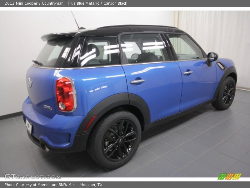 True Blue Metallic / Carbon Black 2012 Mini Cooper S Countryman