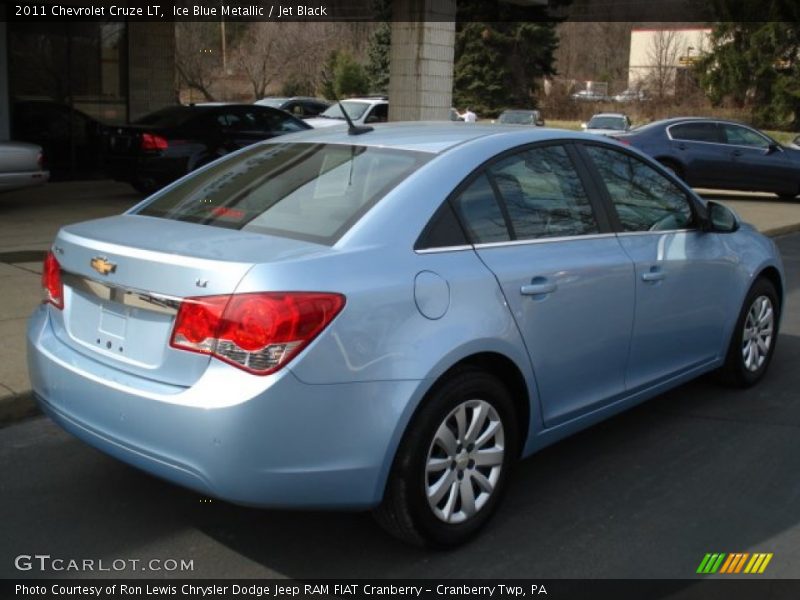 Ice Blue Metallic / Jet Black 2011 Chevrolet Cruze LT