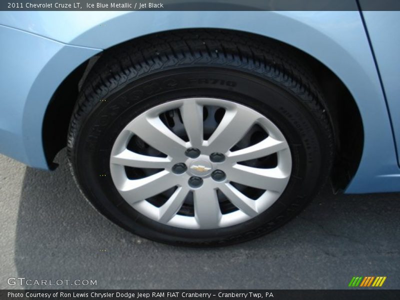 Ice Blue Metallic / Jet Black 2011 Chevrolet Cruze LT