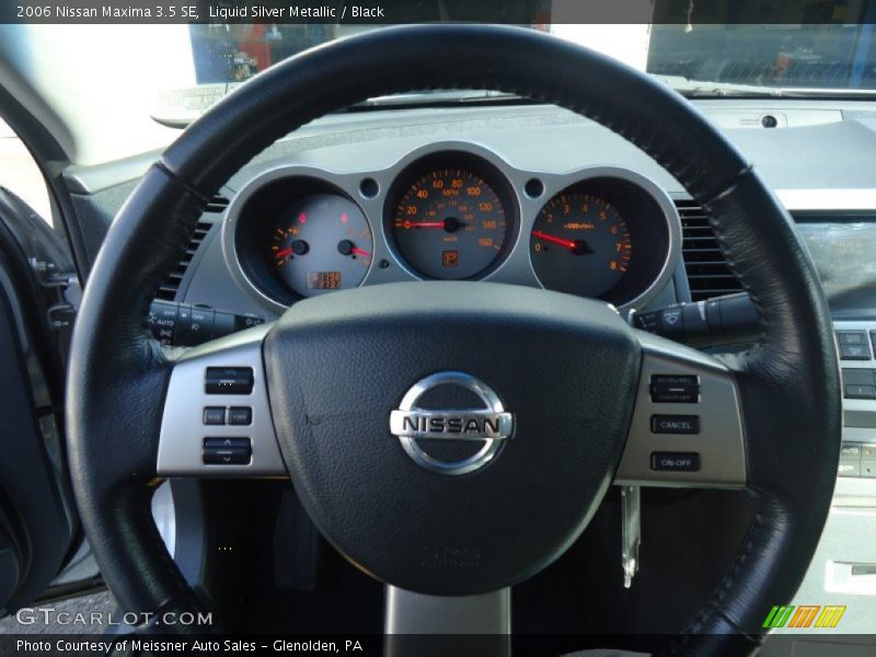 Liquid Silver Metallic / Black 2006 Nissan Maxima 3.5 SE