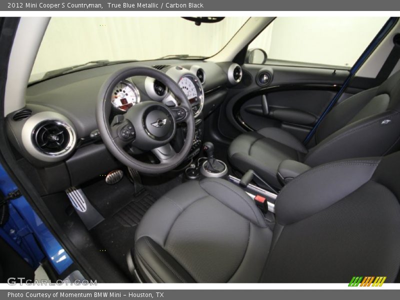 True Blue Metallic / Carbon Black 2012 Mini Cooper S Countryman