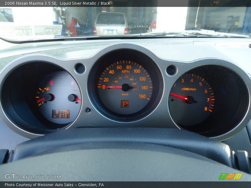 Liquid Silver Metallic / Black 2006 Nissan Maxima 3.5 SE