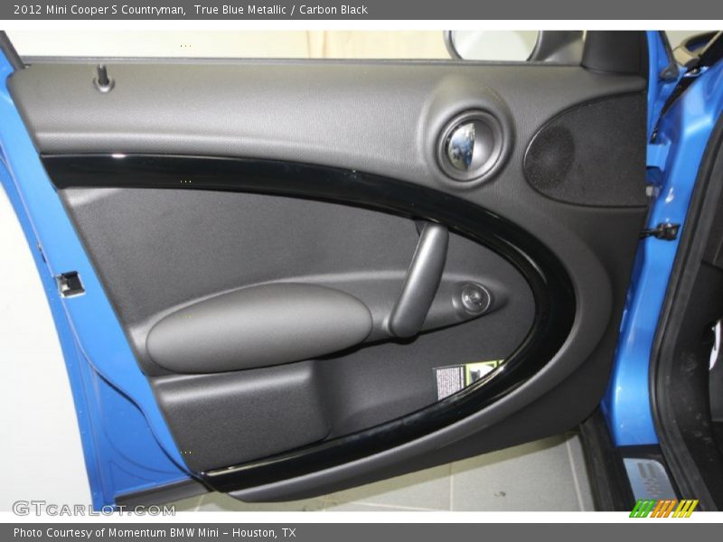 True Blue Metallic / Carbon Black 2012 Mini Cooper S Countryman