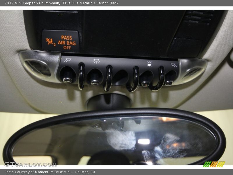 True Blue Metallic / Carbon Black 2012 Mini Cooper S Countryman