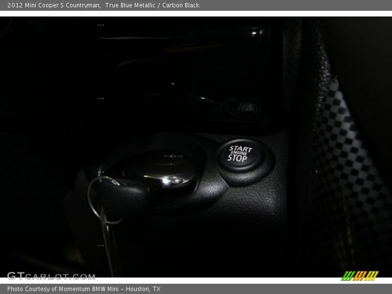 True Blue Metallic / Carbon Black 2012 Mini Cooper S Countryman