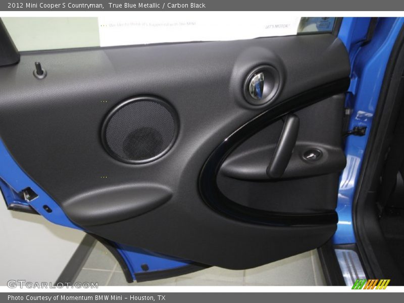 True Blue Metallic / Carbon Black 2012 Mini Cooper S Countryman