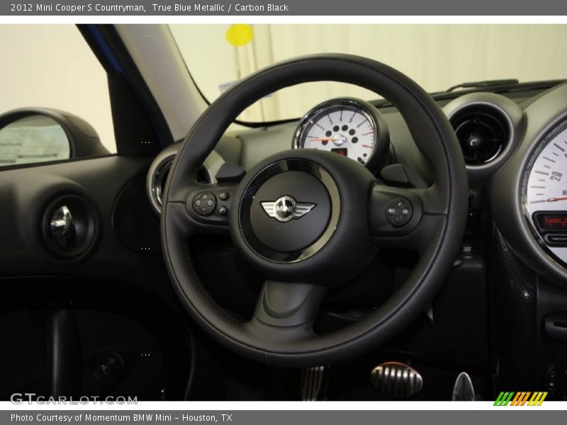 True Blue Metallic / Carbon Black 2012 Mini Cooper S Countryman