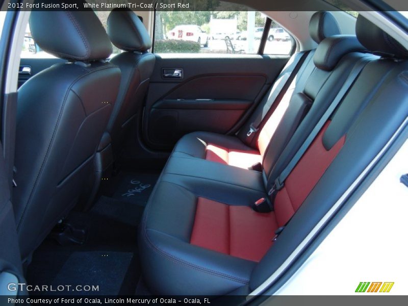 Rear Seat of 2012 Fusion Sport
