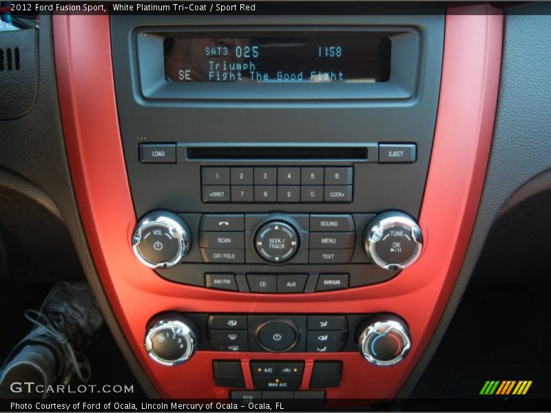 Controls of 2012 Fusion Sport