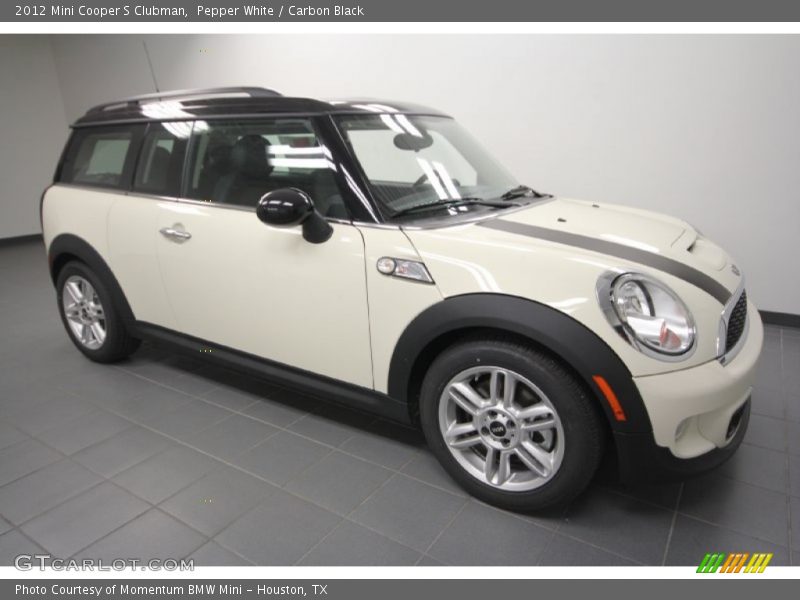 Pepper White / Carbon Black 2012 Mini Cooper S Clubman