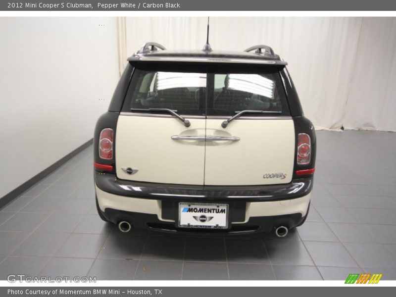 Pepper White / Carbon Black 2012 Mini Cooper S Clubman
