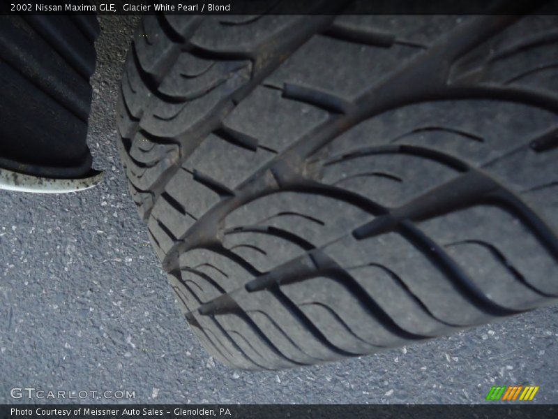 Glacier White Pearl / Blond 2002 Nissan Maxima GLE