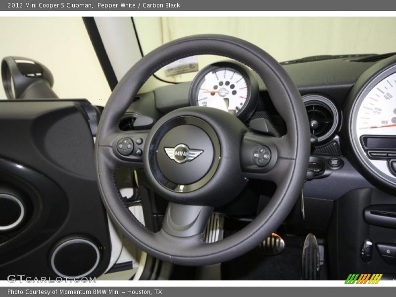 Pepper White / Carbon Black 2012 Mini Cooper S Clubman