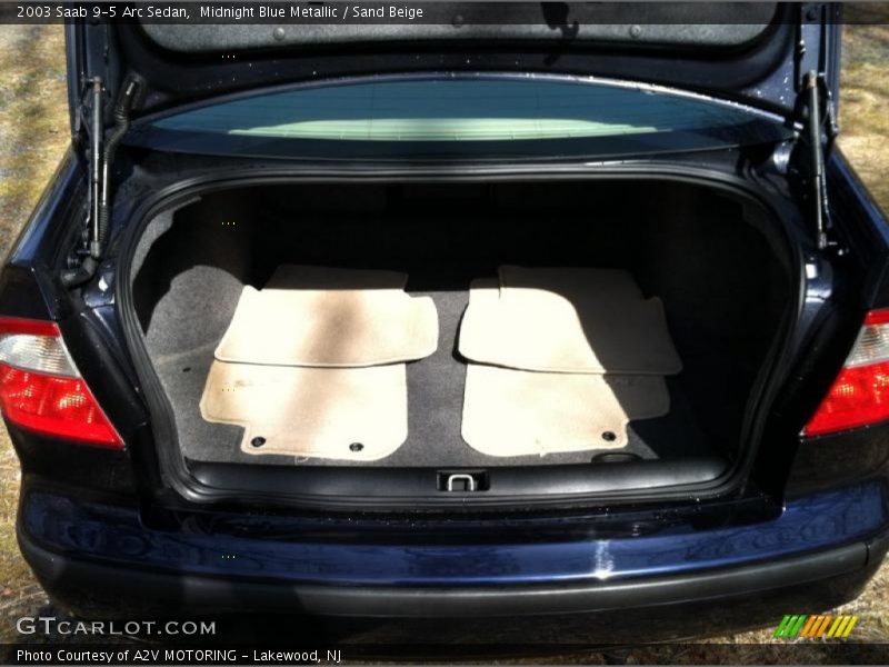 Midnight Blue Metallic / Sand Beige 2003 Saab 9-5 Arc Sedan