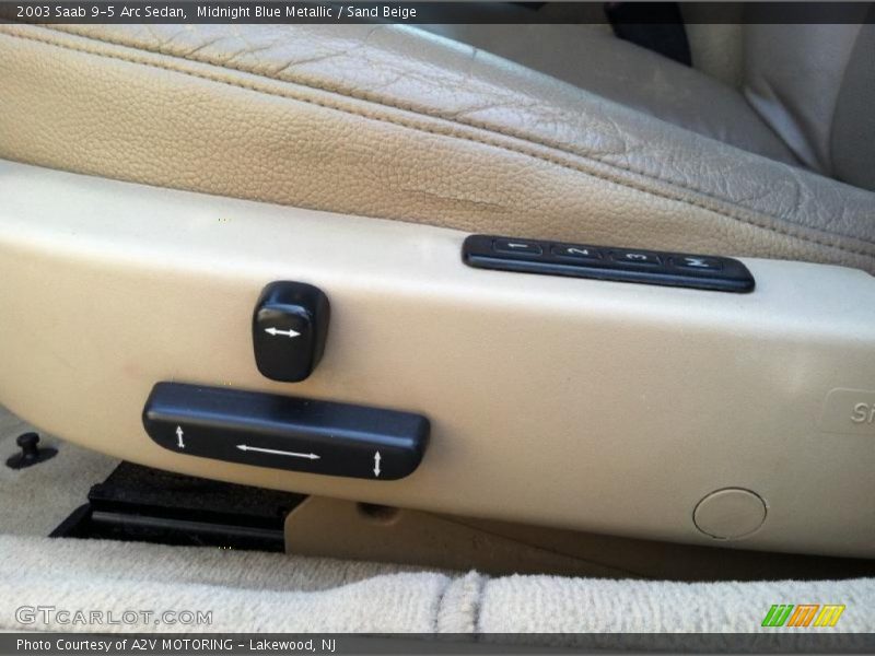 Midnight Blue Metallic / Sand Beige 2003 Saab 9-5 Arc Sedan
