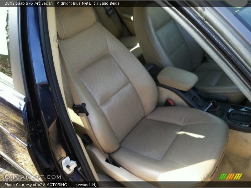 Midnight Blue Metallic / Sand Beige 2003 Saab 9-5 Arc Sedan