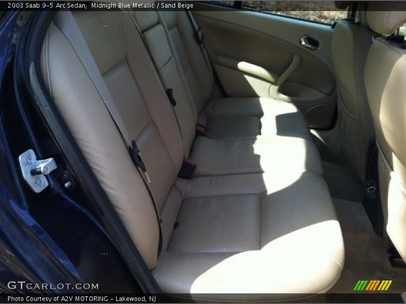 Midnight Blue Metallic / Sand Beige 2003 Saab 9-5 Arc Sedan