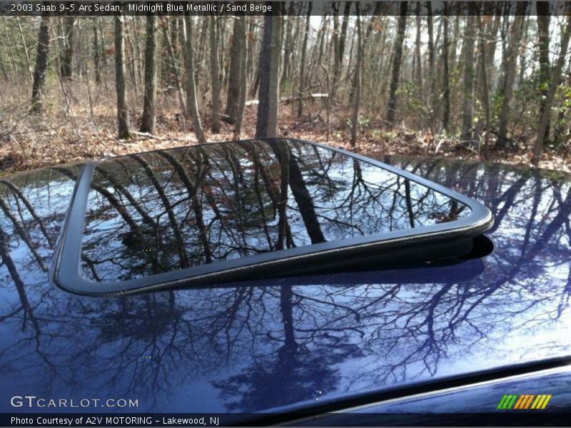 Midnight Blue Metallic / Sand Beige 2003 Saab 9-5 Arc Sedan