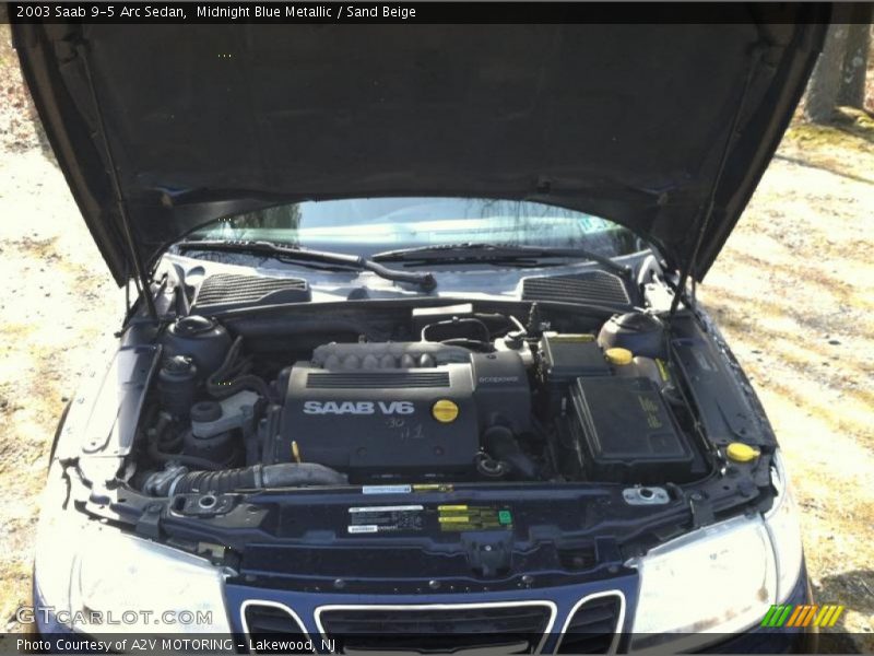 Midnight Blue Metallic / Sand Beige 2003 Saab 9-5 Arc Sedan