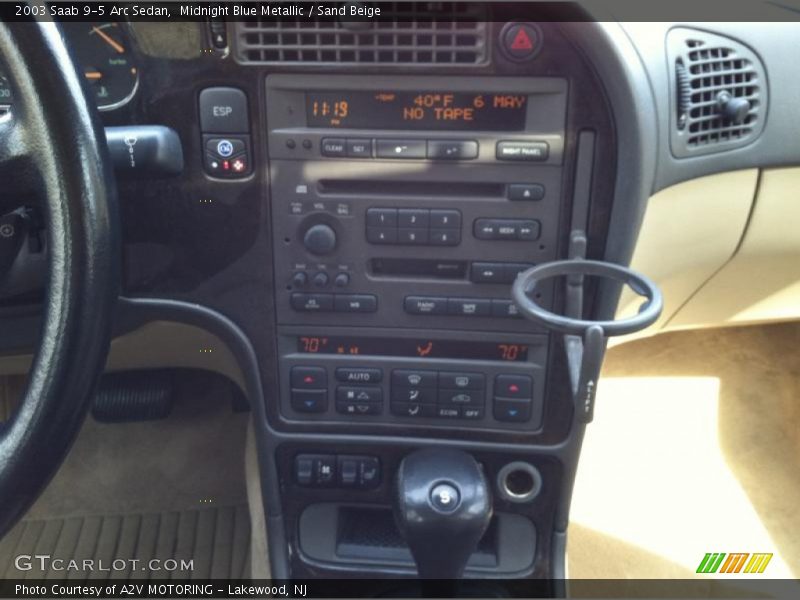 Midnight Blue Metallic / Sand Beige 2003 Saab 9-5 Arc Sedan